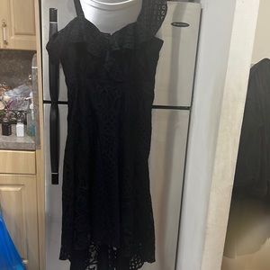 City Chic lace high low off the shoulder dress